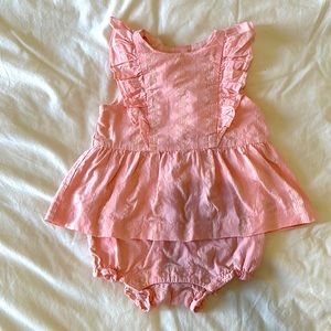 *Like New* Janie and Jack skirt romper. 6-12 months